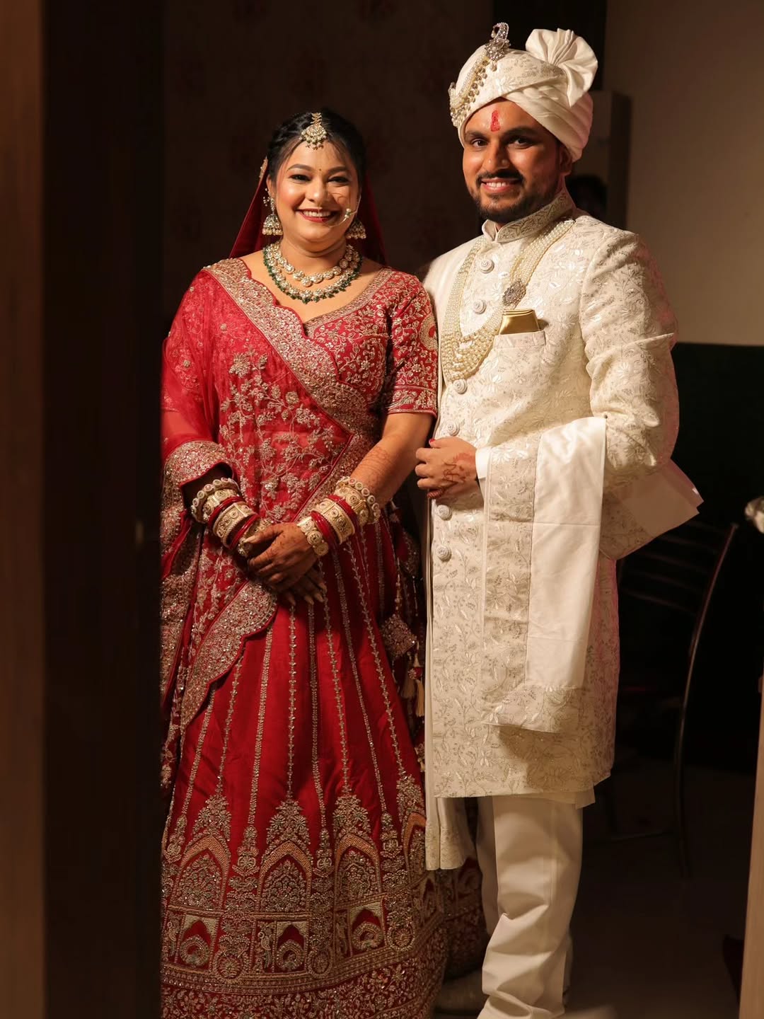 Rajwada Scarlet Bridal Lehenga