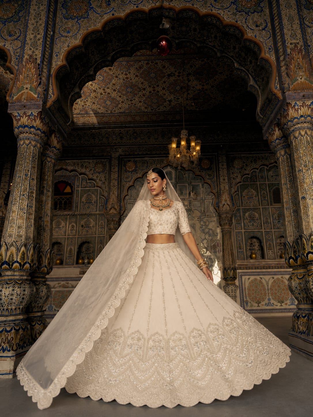 Ivory Royal Elegance Lehenga 
