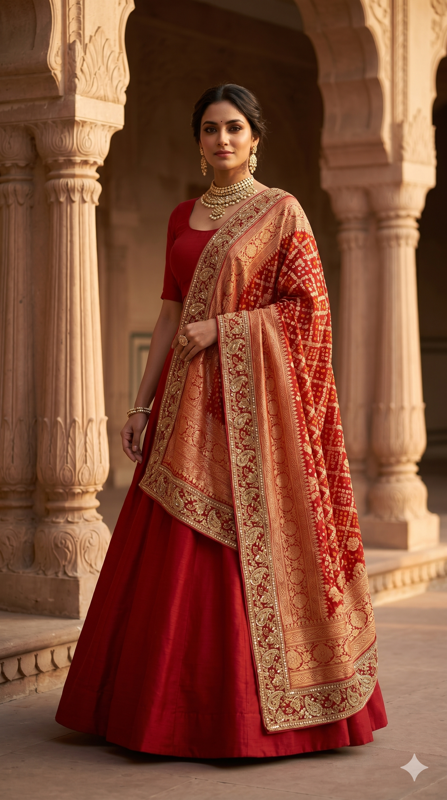 The Shehnaai Ambika Gharchola Dupatta